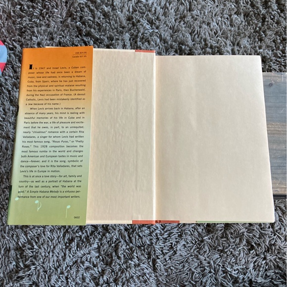 A Simple Habana Melody by Oscar Hijuelos - First Edition 2002 Hardcover - Great! - Picture 9 of 11